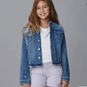DL 1961 Girls Denim Blue Jacket Size Medium